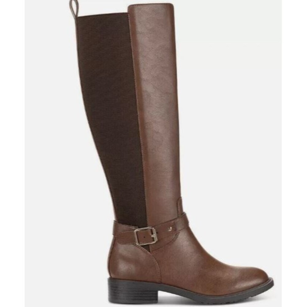 Style & Co Valenciaa Riding Boots Cognac Brown Size 10M and 6.5M - Picture 2 of 13